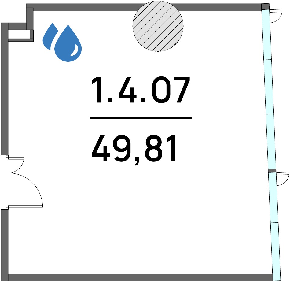 Офис 49,81 м²
